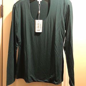 NWT Armani Collezioni long sleeve top sz 10